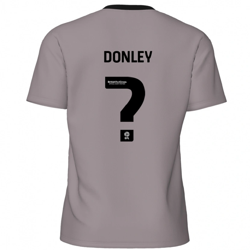 Danxen Kinder Jamie Donley #0 Grau Auswärtstrikot Trikot 2024/25 T-Shirt Schweiz