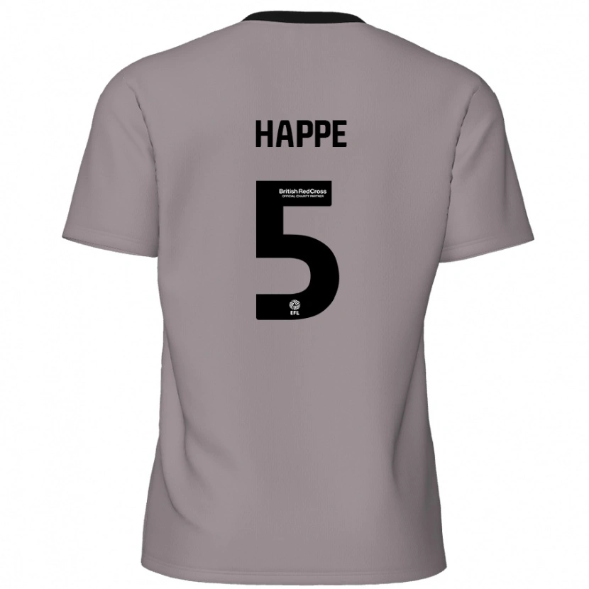 Danxen Kinder Dan Happe #5 Grau Auswärtstrikot Trikot 2024/25 T-Shirt Schweiz