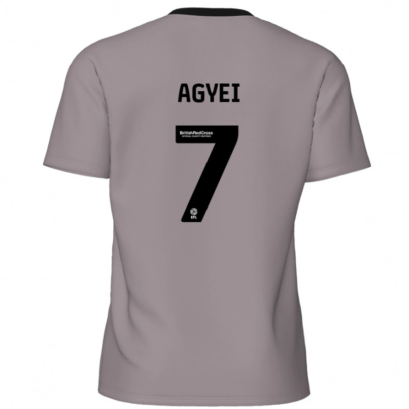 Danxen Kinder Dan Agyei #7 Grau Auswärtstrikot Trikot 2024/25 T-Shirt Schweiz