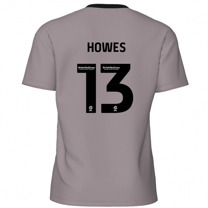 Danxen Kinder Sam Howes #13 Grau Auswärtstrikot Trikot 2024/25 T-Shirt Schweiz