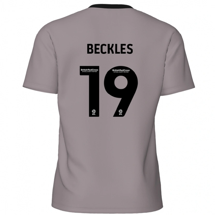 Danxen Kinder Omar Beckles #19 Grau Auswärtstrikot Trikot 2024/25 T-Shirt Schweiz