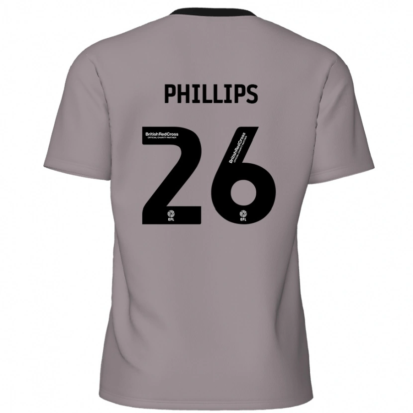 Danxen Kinder Noah Phillips #26 Grau Auswärtstrikot Trikot 2024/25 T-Shirt Schweiz