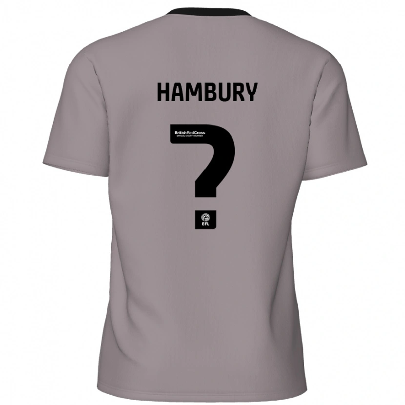 Danxen Kinder Zack Hambury #0 Grau Auswärtstrikot Trikot 2024/25 T-Shirt Schweiz