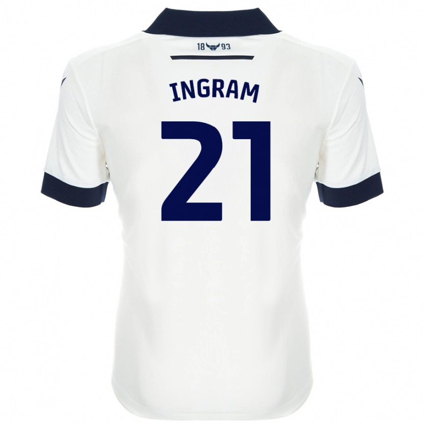 Danxen Kinder Matt Ingram #21 Weiß Marineblau Auswärtstrikot Trikot 2024/25 T-Shirt Schweiz