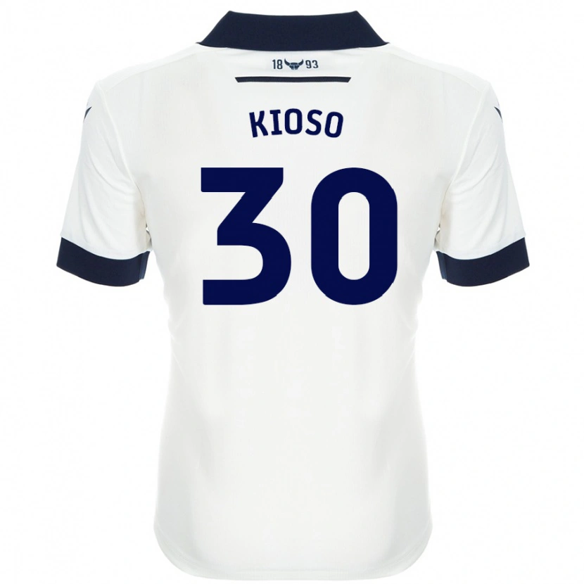 Danxen Kinder Peter Kioso #30 Weiß Marineblau Auswärtstrikot Trikot 2024/25 T-Shirt Schweiz