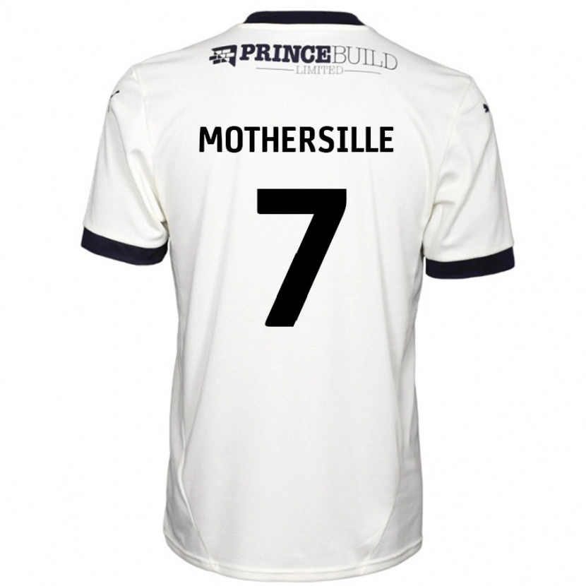 Danxen Kinder Malik Mothersille #7 Cremeweiß Schwarz Auswärtstrikot Trikot 2024/25 T-Shirt Schweiz