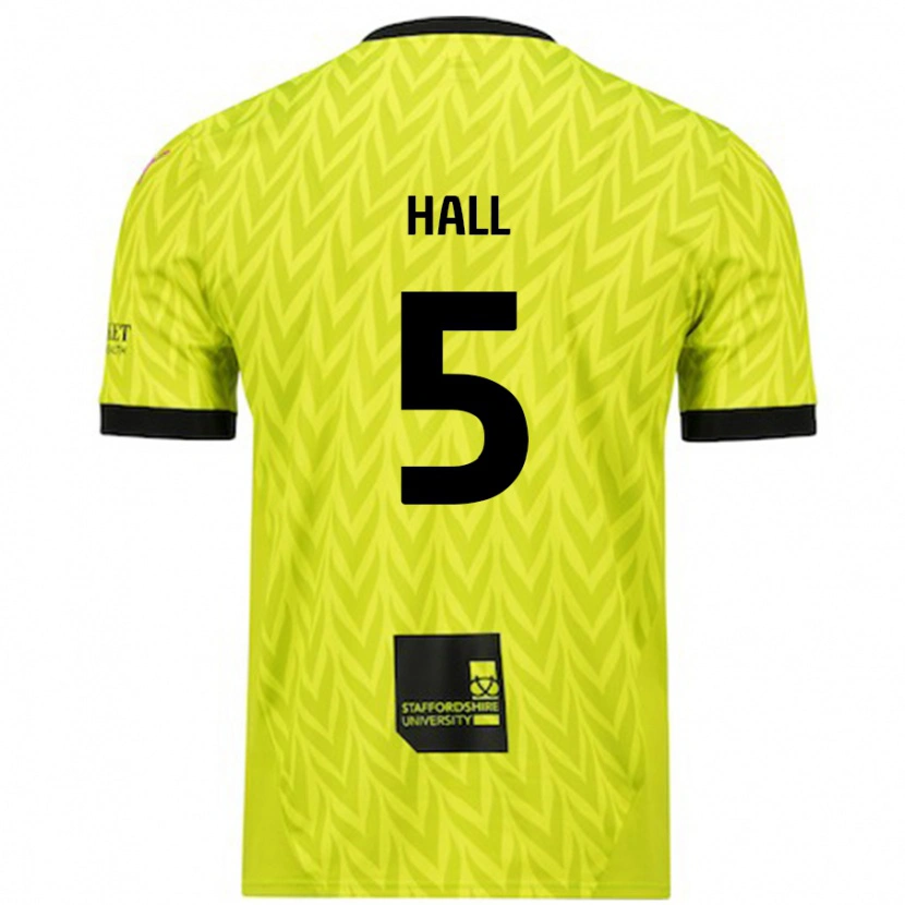 Danxen Kinder Connor Hall #5 Fluoreszierend Grün Auswärtstrikot Trikot 2024/25 T-Shirt Schweiz