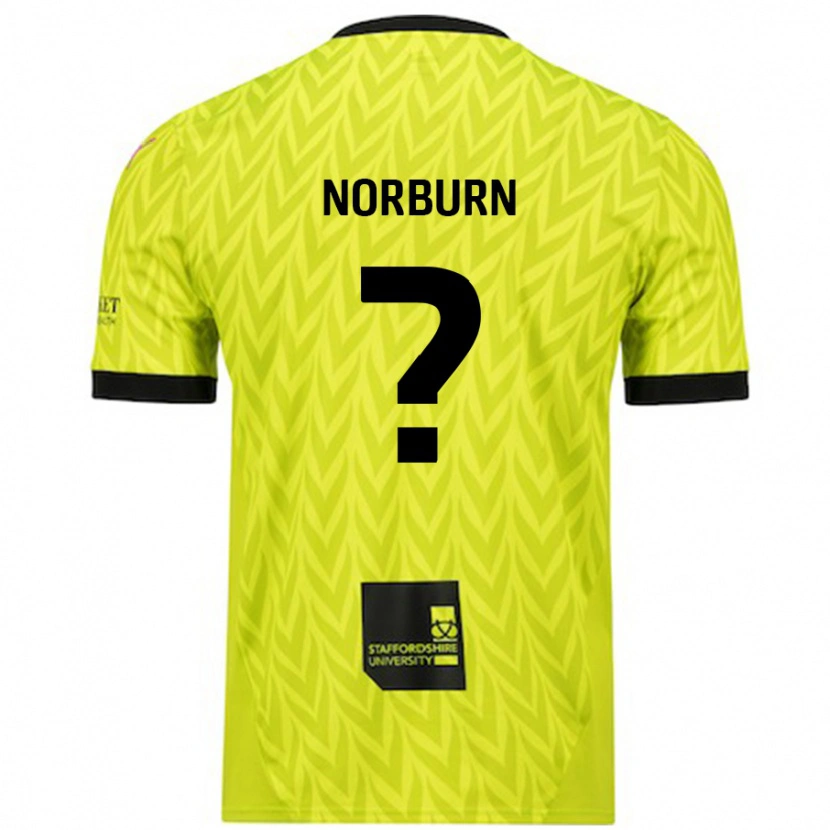 Danxen Kinder Dylan Norburn #0 Fluoreszierend Grün Auswärtstrikot Trikot 2024/25 T-Shirt Schweiz