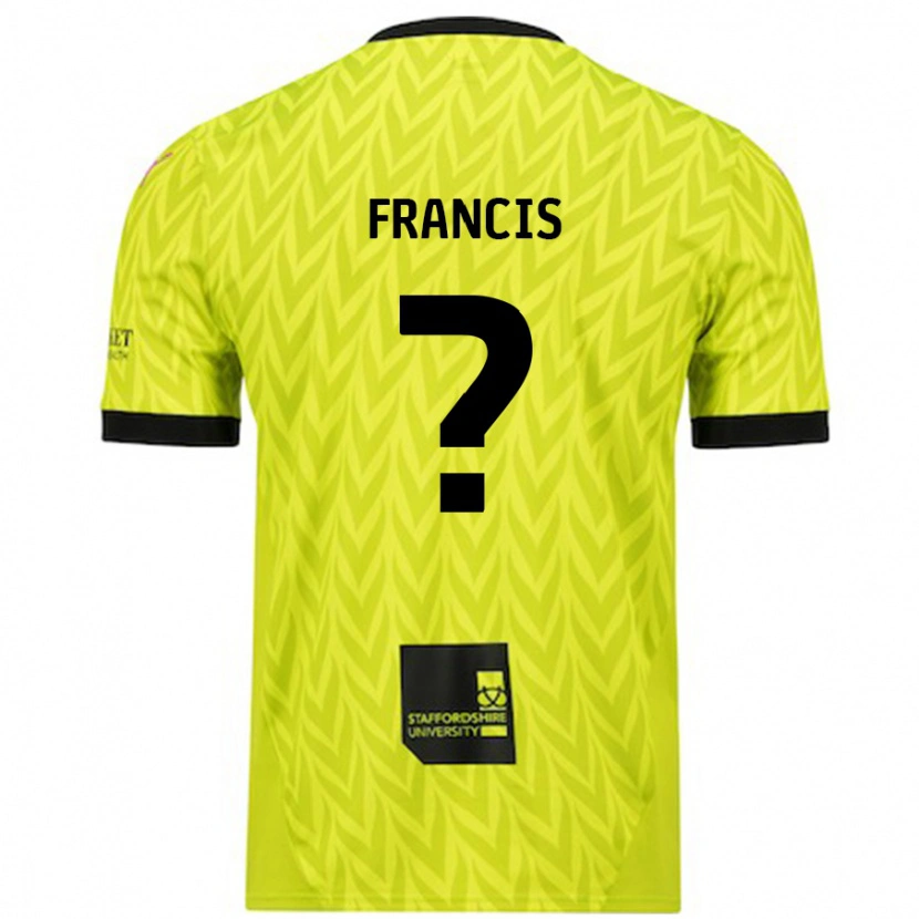 Danxen Kinder Louis Francis #0 Fluoreszierend Grün Auswärtstrikot Trikot 2024/25 T-Shirt Schweiz