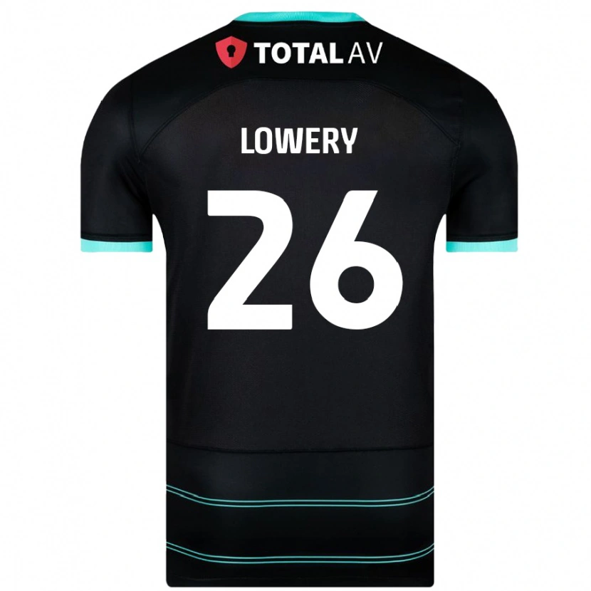 Danxen Kinder Tom Lowery #26 Schwarz Auswärtstrikot Trikot 2024/25 T-Shirt Schweiz