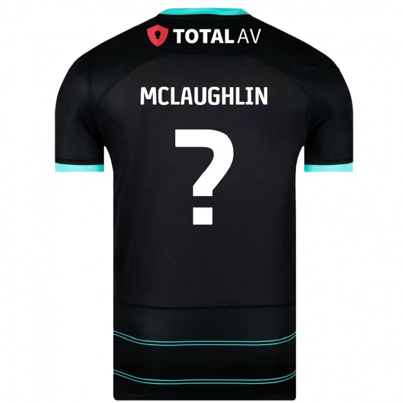 Danxen Kinder Erin Mclaughlin #0 Schwarz Auswärtstrikot Trikot 2024/25 T-Shirt Schweiz