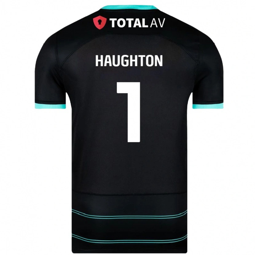 Danxen Kinder Hannah Haughton #1 Schwarz Auswärtstrikot Trikot 2024/25 T-Shirt Schweiz