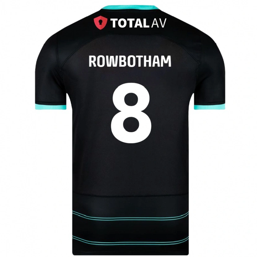 Danxen Kinder Ava Rowbotham #8 Schwarz Auswärtstrikot Trikot 2024/25 T-Shirt Schweiz