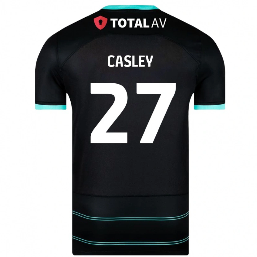 Danxen Kinder Riva Casley #27 Schwarz Auswärtstrikot Trikot 2024/25 T-Shirt Schweiz