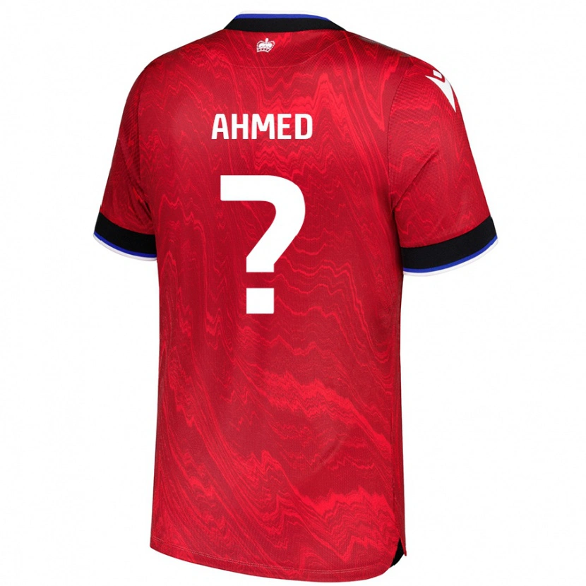 Danxen Kinder Ashqar Ahmed #0 Rot Schwarz Auswärtstrikot Trikot 2024/25 T-Shirt Schweiz