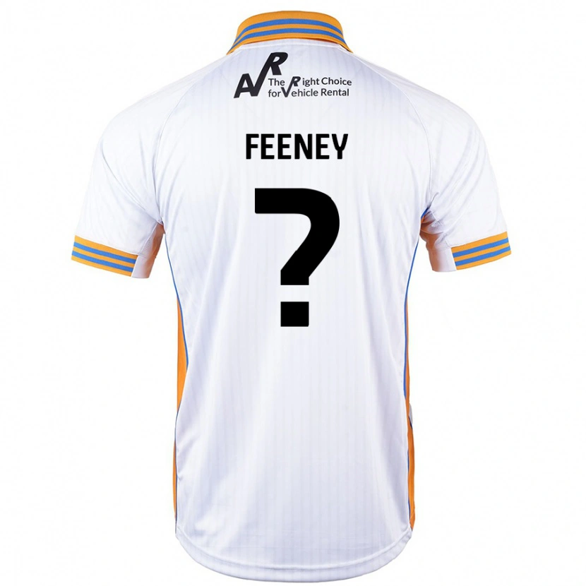 Danxen Kinder Josh Feeney #0 Weiß Auswärtstrikot Trikot 2024/25 T-Shirt Schweiz