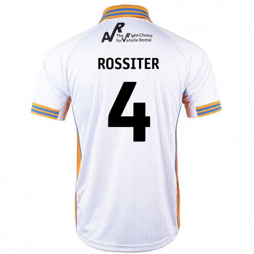 Danxen Kinder Jordan Rossiter #4 Weiß Auswärtstrikot Trikot 2024/25 T-Shirt Schweiz