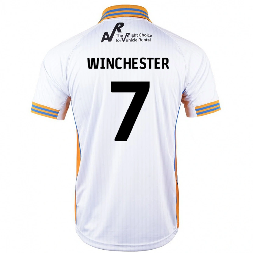 Danxen Kinder Carl Winchester #7 Weiß Auswärtstrikot Trikot 2024/25 T-Shirt Schweiz