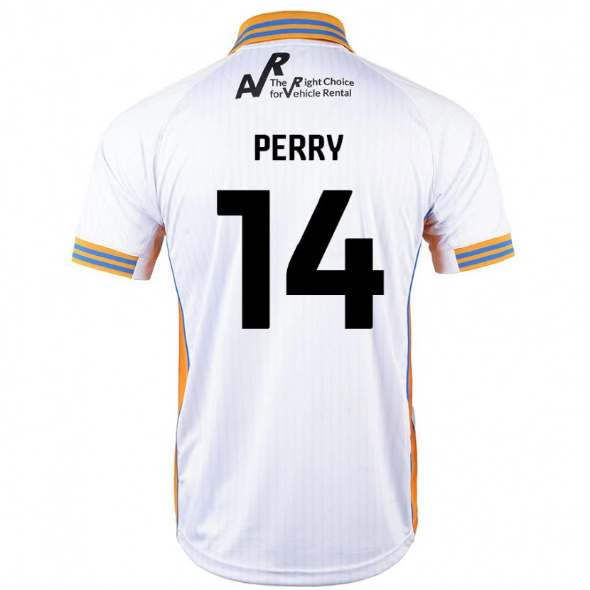 Danxen Kinder Taylor Perry #14 Weiß Auswärtstrikot Trikot 2024/25 T-Shirt Schweiz