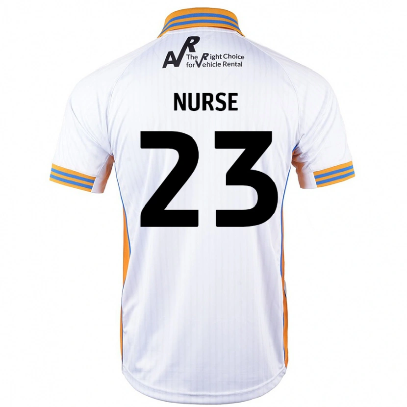 Danxen Kinder George Nurse #23 Weiß Auswärtstrikot Trikot 2024/25 T-Shirt Schweiz