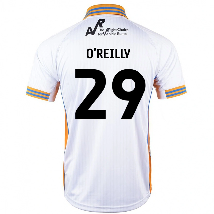 Danxen Kinder Tommi O'reilly #29 Weiß Auswärtstrikot Trikot 2024/25 T-Shirt Schweiz