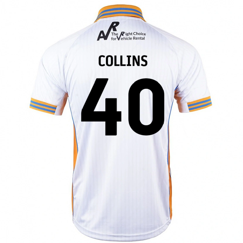 Danxen Kinder Jude Collins #40 Weiß Auswärtstrikot Trikot 2024/25 T-Shirt Schweiz