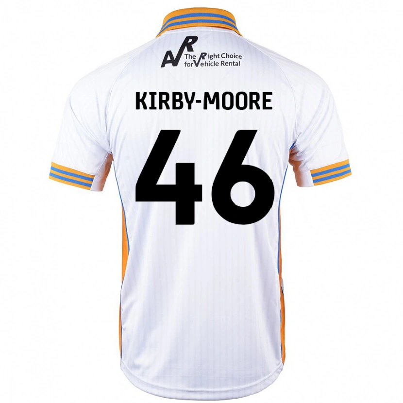 Danxen Kinder Harvey Kirby-Moore #46 Weiß Auswärtstrikot Trikot 2024/25 T-Shirt Schweiz