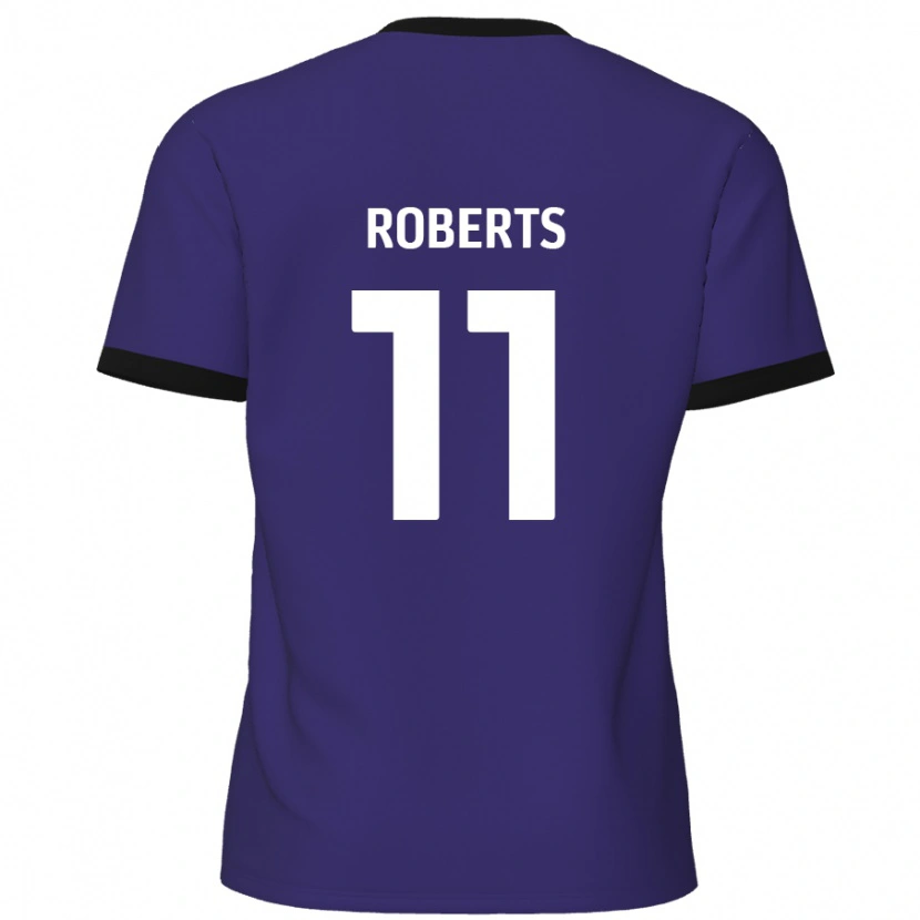 Danxen Kinder Jordan Roberts #11 Lila Auswärtstrikot Trikot 2024/25 T-Shirt Schweiz