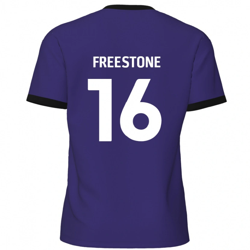 Danxen Kinder Lewis Freestone #16 Lila Auswärtstrikot Trikot 2024/25 T-Shirt Schweiz