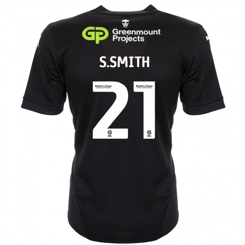 Danxen Kinder Scott Smith #21 Schwarz Auswärtstrikot Trikot 2024/25 T-Shirt Schweiz