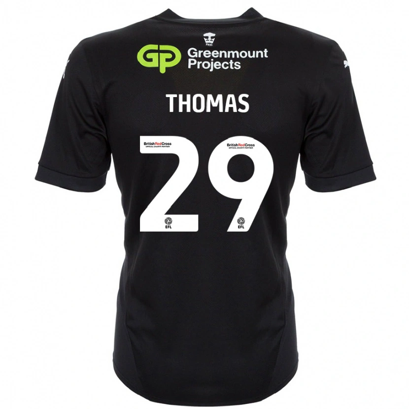 Danxen Kinder Silko Thomas #29 Schwarz Auswärtstrikot Trikot 2024/25 T-Shirt Schweiz