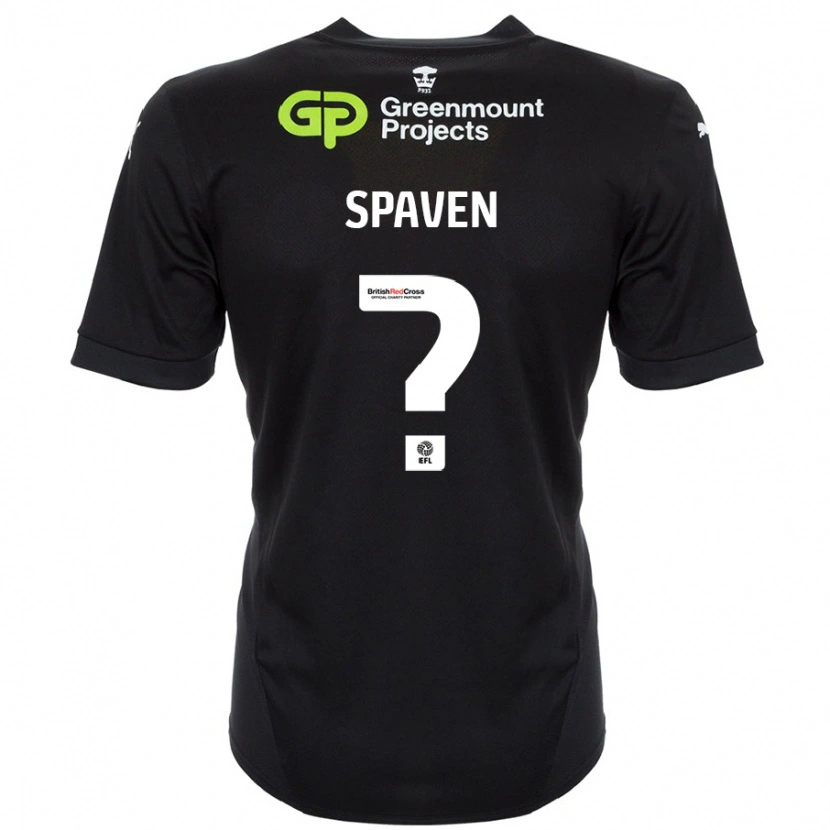 Danxen Kinder Jake Spaven #0 Schwarz Auswärtstrikot Trikot 2024/25 T-Shirt Schweiz