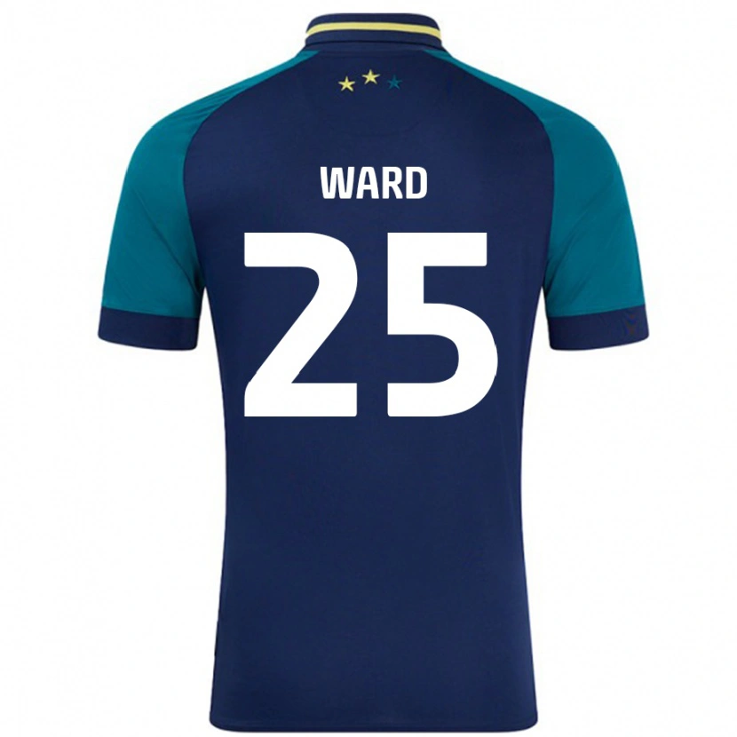 Danxen Kinder Danny Ward #25 Marine Dunkelgrün Auswärtstrikot Trikot 2024/25 T-Shirt Schweiz