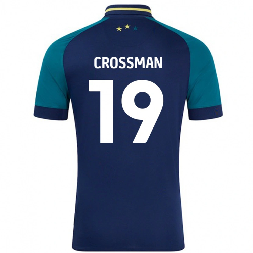 Danxen Kinder Paige Crossman #19 Marine Dunkelgrün Auswärtstrikot Trikot 2024/25 T-Shirt Schweiz