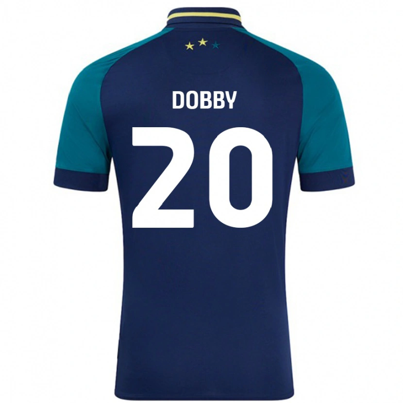 Danxen Kinder Sarah Dobby #20 Marine Dunkelgrün Auswärtstrikot Trikot 2024/25 T-Shirt Schweiz