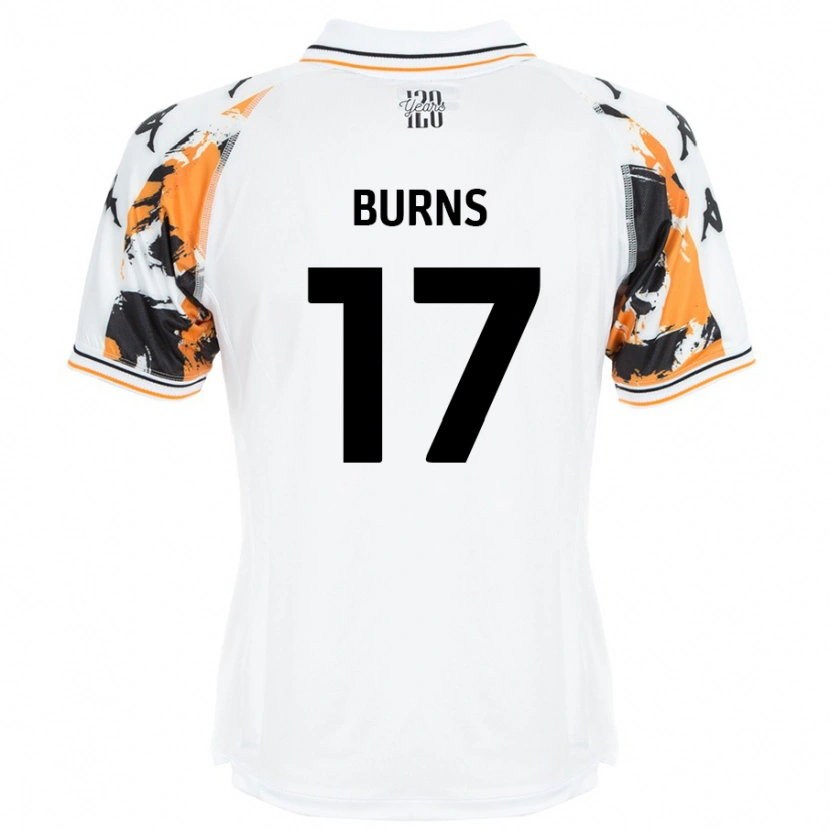 Danxen Kinder Finley Burns #17 Weiß Auswärtstrikot Trikot 2024/25 T-Shirt Schweiz