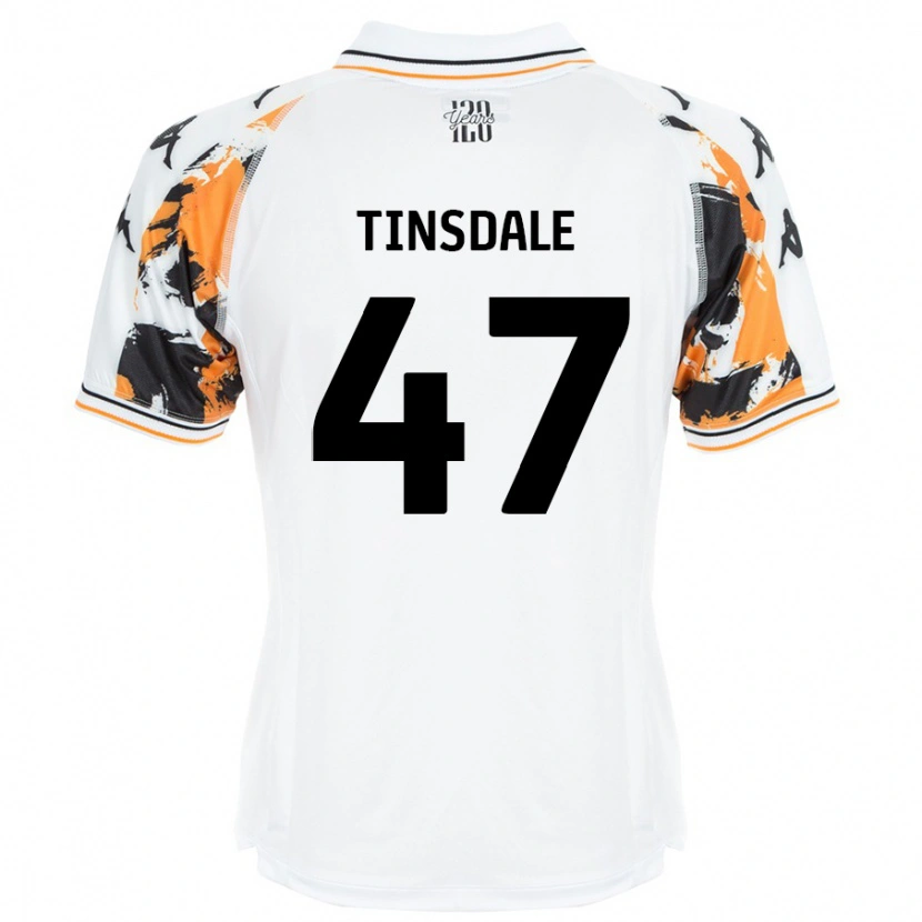 Danxen Kinder Nathan Tinsdale #47 Weiß Auswärtstrikot Trikot 2024/25 T-Shirt Schweiz