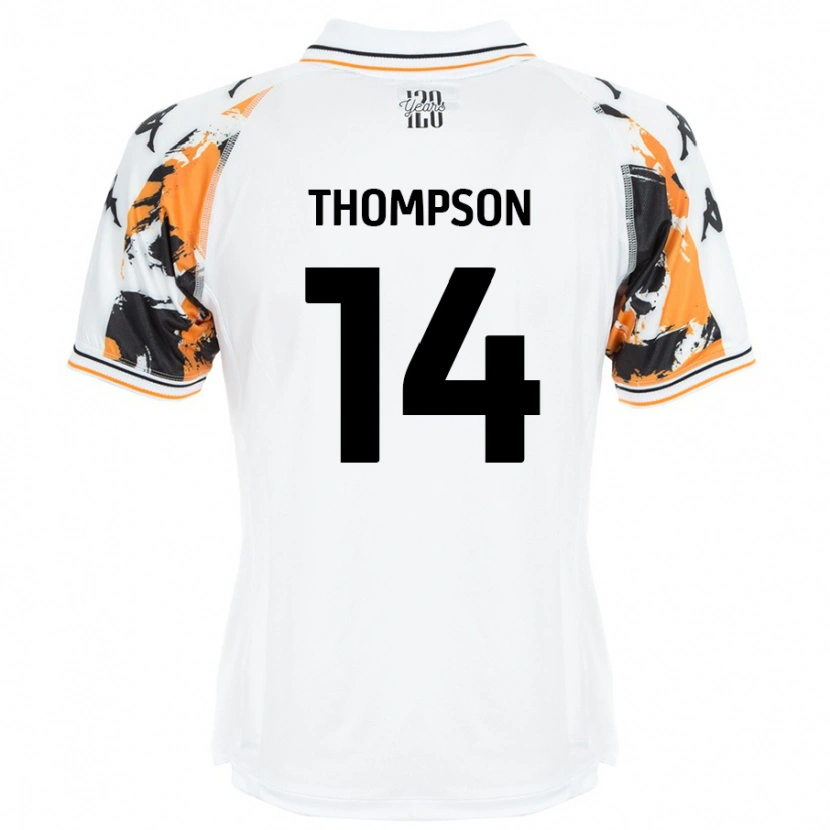 Danxen Kinder Katie Thompson #14 Weiß Auswärtstrikot Trikot 2024/25 T-Shirt Schweiz