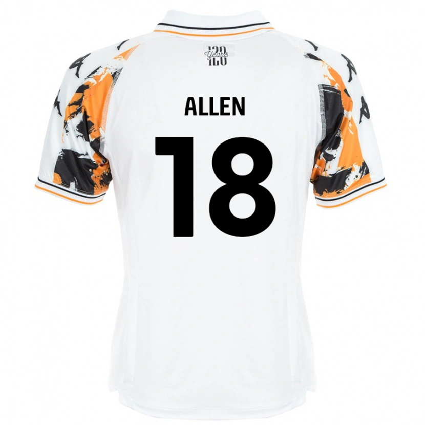 Danxen Kinder Aaliyah Allen #18 Weiß Auswärtstrikot Trikot 2024/25 T-Shirt Schweiz