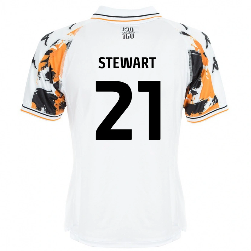 Danxen Kinder Alice Stewart #21 Weiß Auswärtstrikot Trikot 2024/25 T-Shirt Schweiz