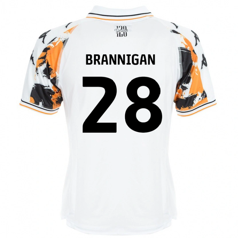 Danxen Kinder Aoife Brannigan #28 Weiß Auswärtstrikot Trikot 2024/25 T-Shirt Schweiz