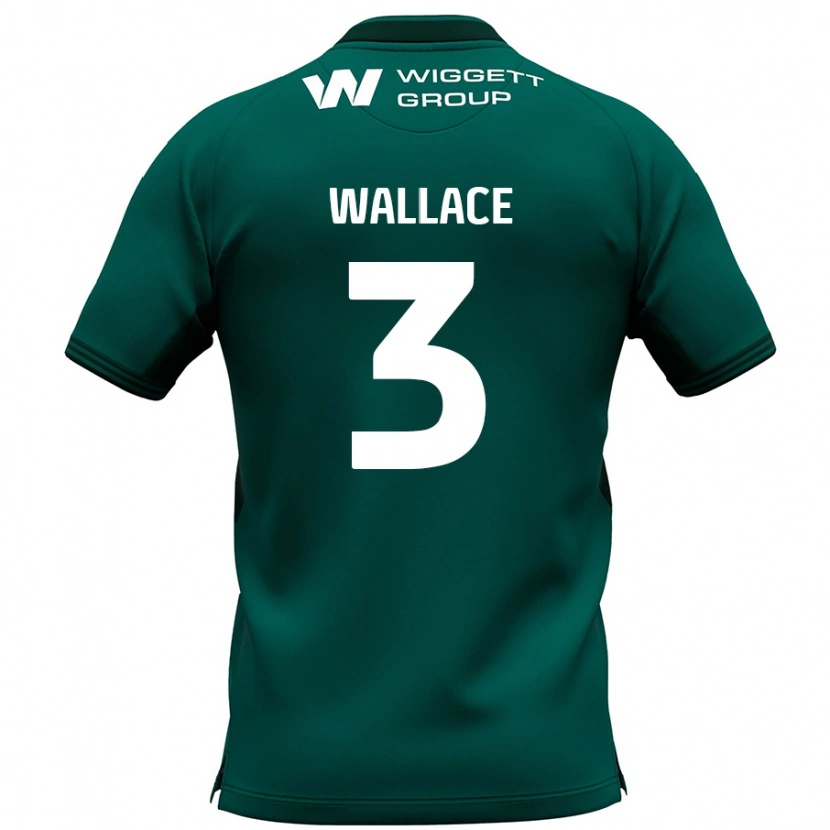 Danxen Kinder Murray Wallace #3 Grün Auswärtstrikot Trikot 2024/25 T-Shirt Schweiz