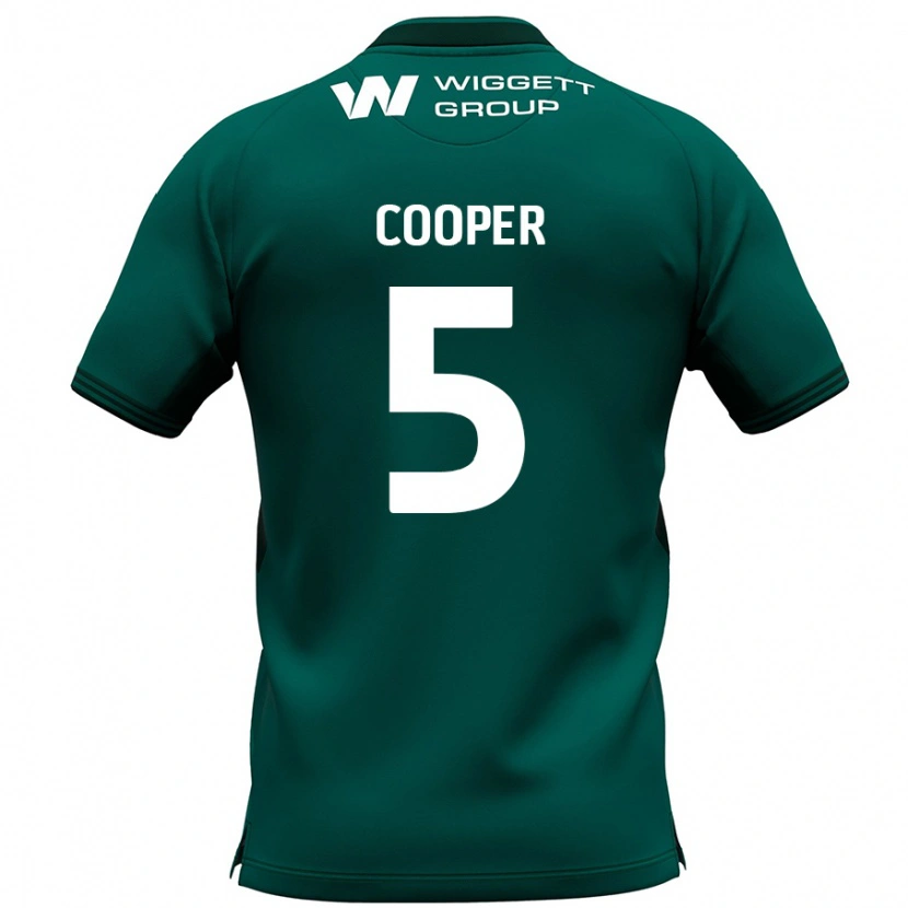 Danxen Kinder Jake Cooper #5 Grün Auswärtstrikot Trikot 2024/25 T-Shirt Schweiz