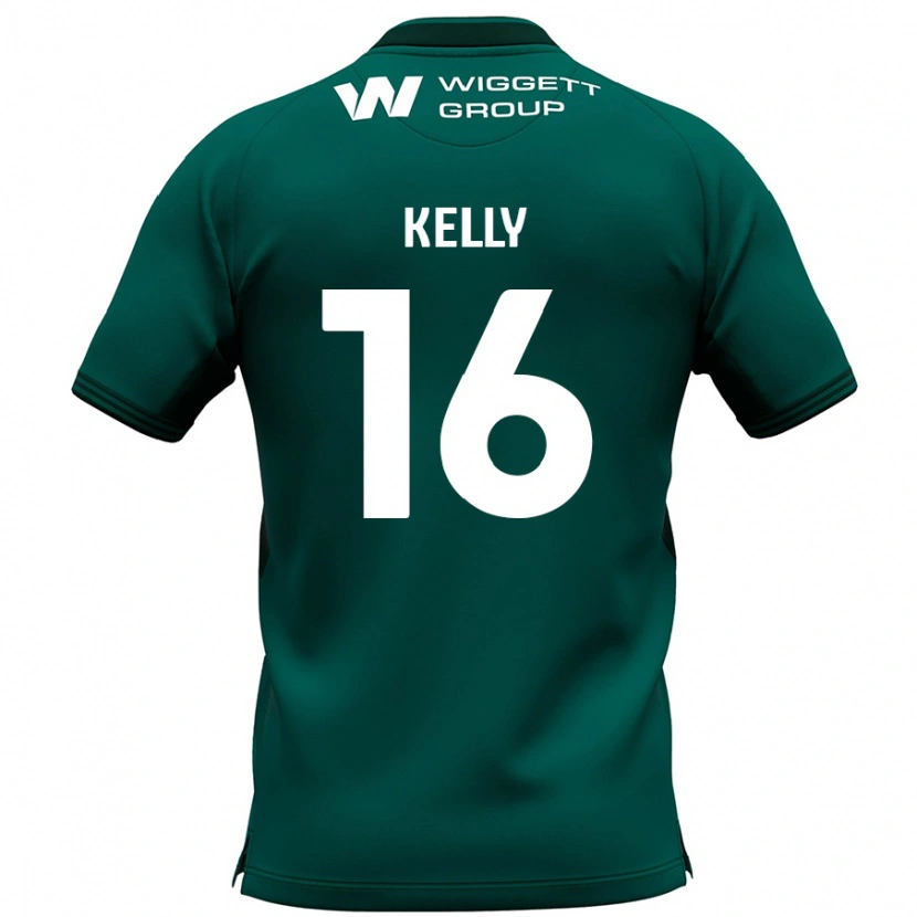 Danxen Kinder Daniel Kelly #16 Grün Auswärtstrikot Trikot 2024/25 T-Shirt Schweiz