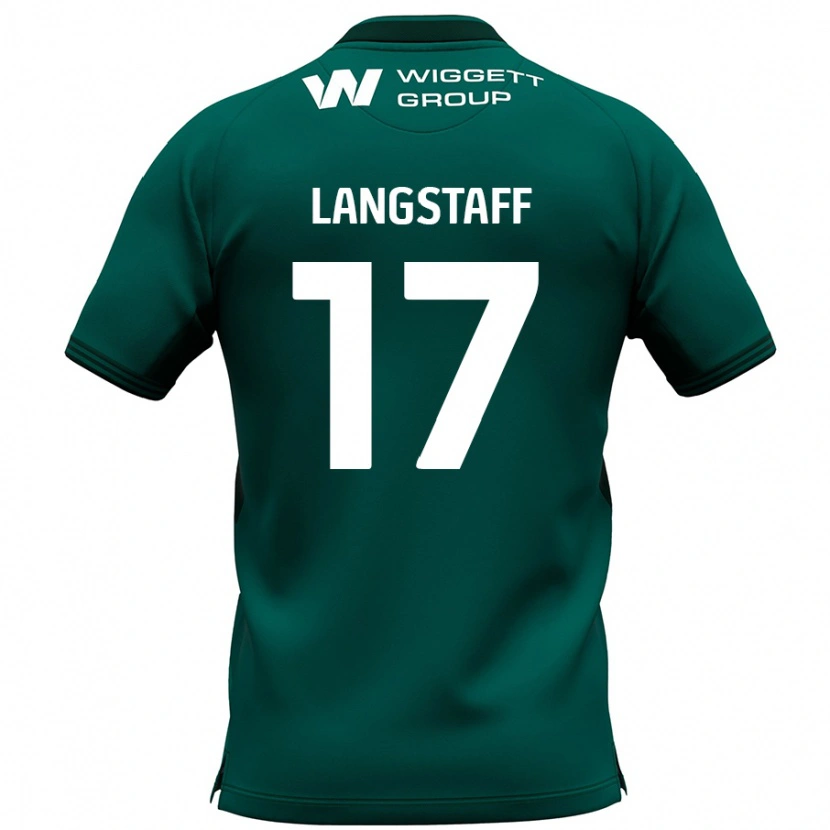 Danxen Kinder Macaulay Langstaff #17 Grün Auswärtstrikot Trikot 2024/25 T-Shirt Schweiz