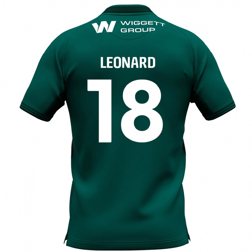 Danxen Kinder Ryan Leonard #18 Grün Auswärtstrikot Trikot 2024/25 T-Shirt Schweiz