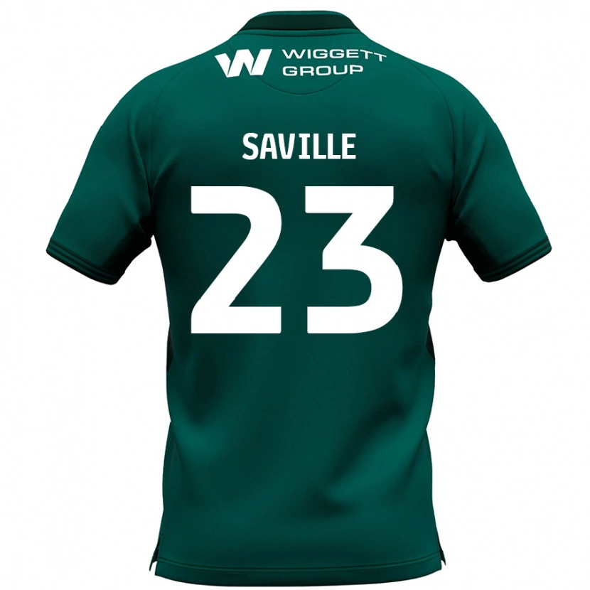 Danxen Kinder George Saville #23 Grün Auswärtstrikot Trikot 2024/25 T-Shirt Schweiz