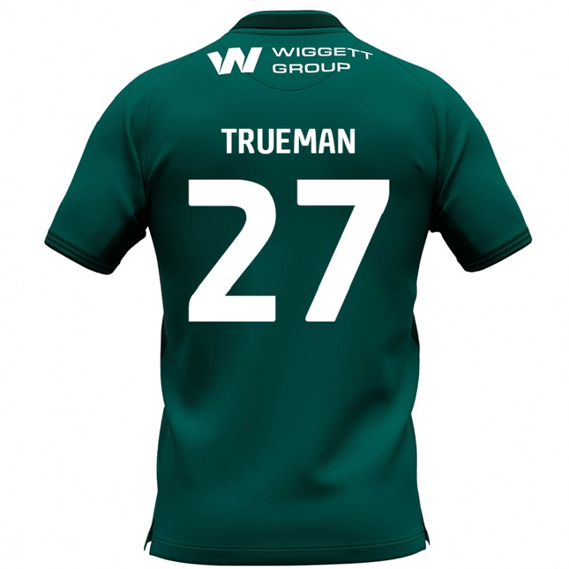 Danxen Kinder Connal Trueman #27 Grün Auswärtstrikot Trikot 2024/25 T-Shirt Schweiz