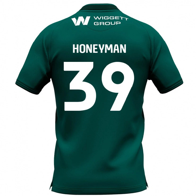 Danxen Kinder George Honeyman #39 Grün Auswärtstrikot Trikot 2024/25 T-Shirt Schweiz