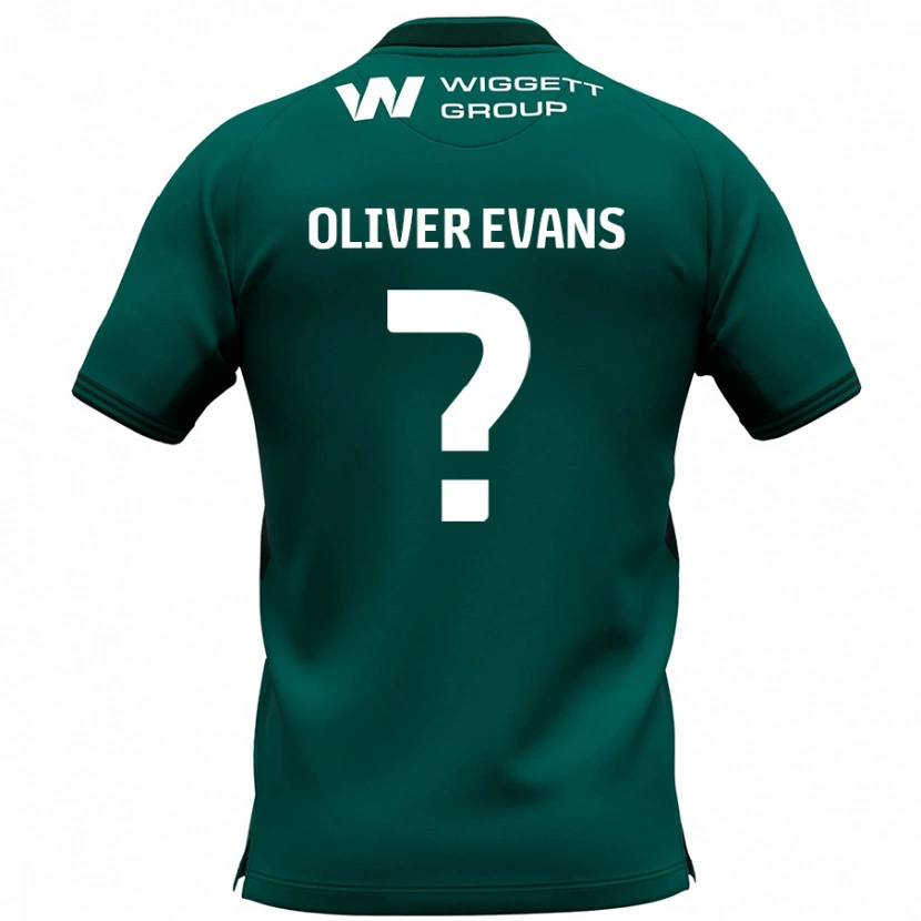 Danxen Kinder Oliver Evans #0 Grün Auswärtstrikot Trikot 2024/25 T-Shirt Schweiz